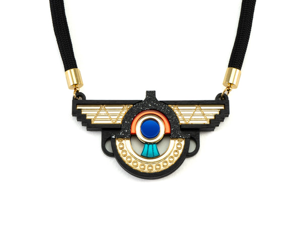 FORM104 AJANTA Necklace Black – MYSTIC FORMS - Main Image