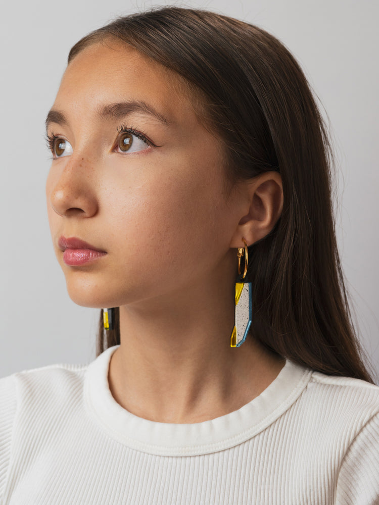 MFEVA001 PYLON Hoops - White, Iceblue, Yellow