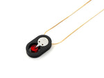 MFEVA004 SAKIEL Necklace - Black, Red