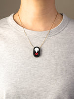 MFEVA004 SAKIEL Necklace - Black, Red