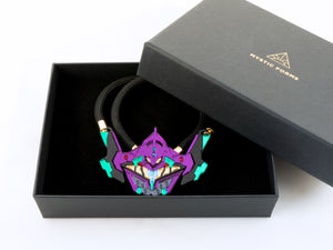 MFEVA008 EVA01 Necklace - Purple, Green