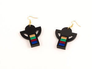 FORM005 Earrings - Multi-colour
