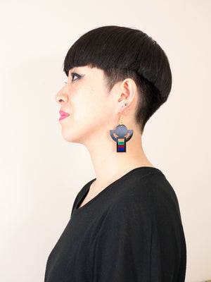 FORM005 Earrings - Multi-colour