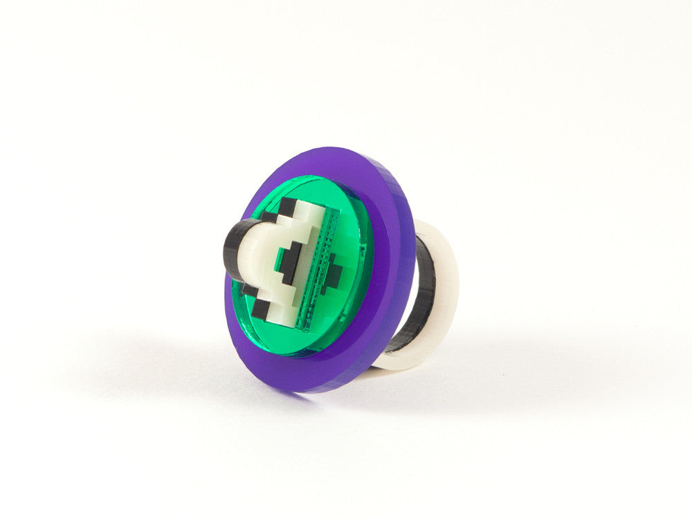 FORM012 Ring - Purple and Green