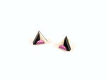 FORM020 Earrings - Babypink, Black, Ivory