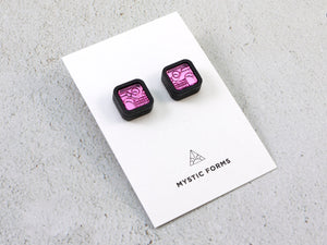 FORM052 KIMI Stud Earrings - Babypink