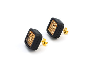 FORM052 KIMI Stud Earrings - Gold