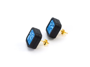 FORM052 KIMI Stud Earrings - Ice Blue