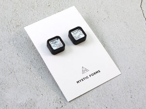 FORM052 KIMI Stud Earrings - Silver