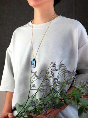 FORM063 CHAC Necklace  - Ice Blue