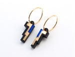 FORM072 ISIS Hoops - Gold, Blue