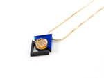 FORM075 KHUFU I Necklace - Blue, Gold