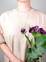 FORM076 HATHOR Necklace - Blue, Orange