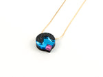 FORM082  BUBBLE Necklace - Black, Iceblue, Babypink