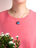 FORM082  BUBBLE Necklace - Black, Iceblue, Babypink