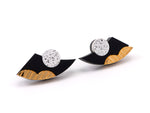 FORM083 TWILIGHT Studs - Gold, Black, White