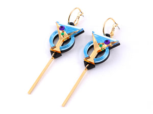 FORM088 SODA Hoops - Iceblue, Gold