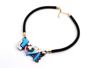 FORM091 CITYSCAPE Necklace - Night